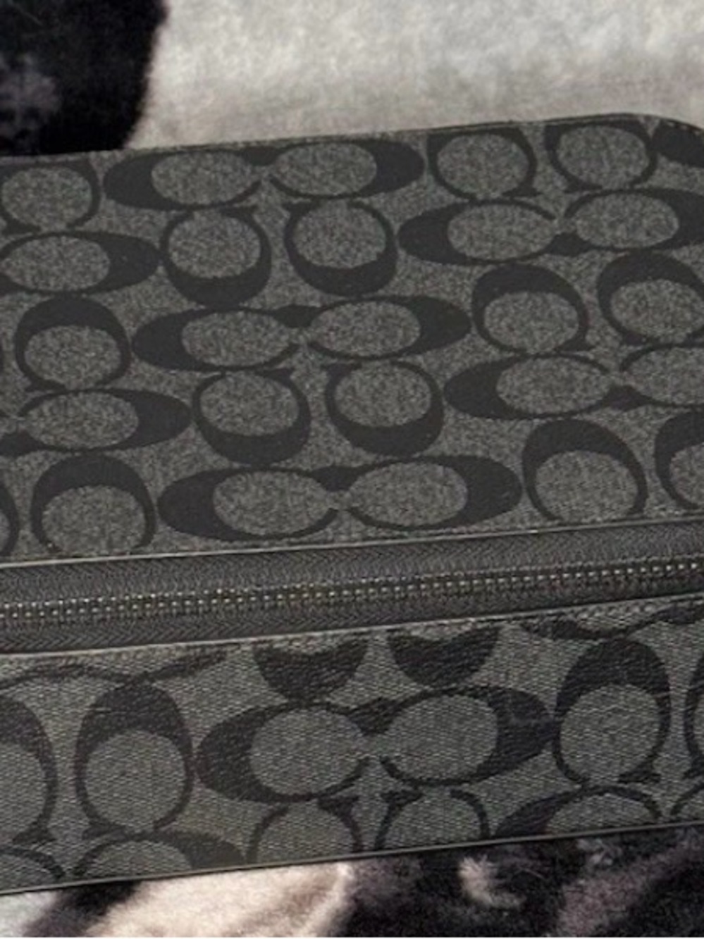 Coach Signature Black Tech Case - Picture 2 of 9